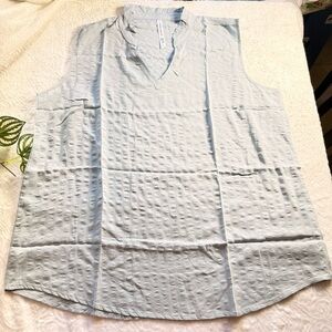 Modern Ambition Ruffle Collar Sleeveless Top XL NWT